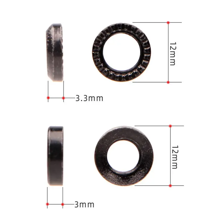 1 jeu de vis de frein à disque M6x24mm pour scooter et VTT