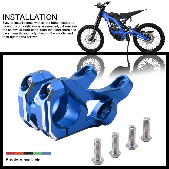 Support avant de guidon de vélo électrique pour Surron Light Bee X