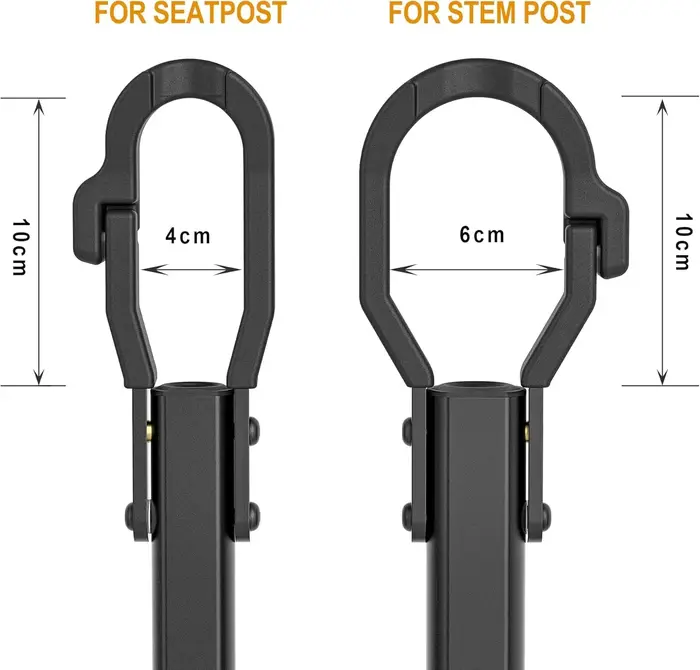 Support de vélo barre transversale réglable adaptateur de Tube supérieur