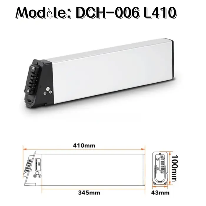 Batterie de vélo électrique 36V pour ADO A20 A20F MATE City BIKE Fiido M1