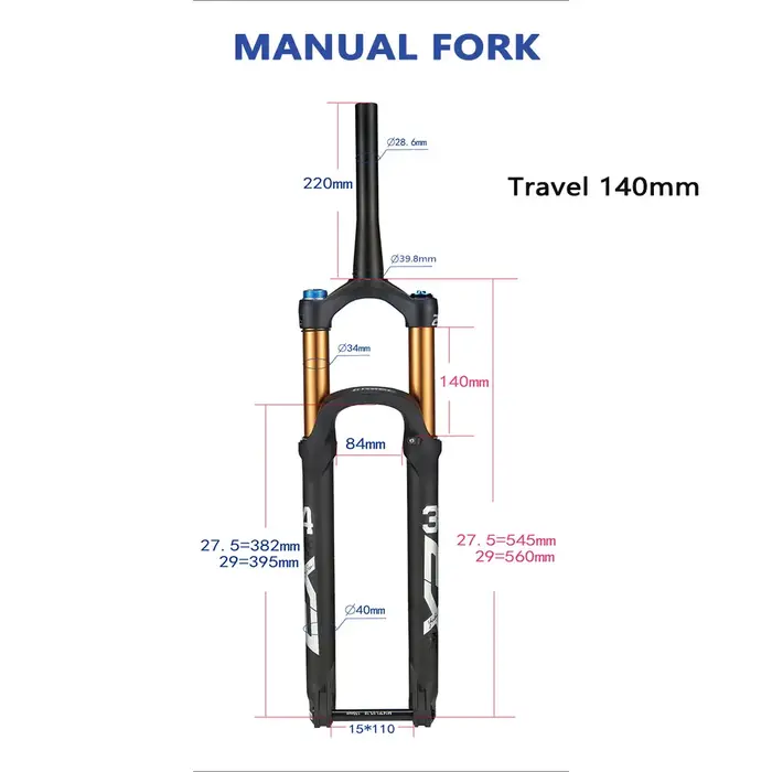 Fourche de VTT Boost XR34