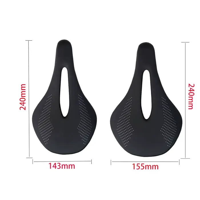 Selle de vélo Super légère entièrement en carbone