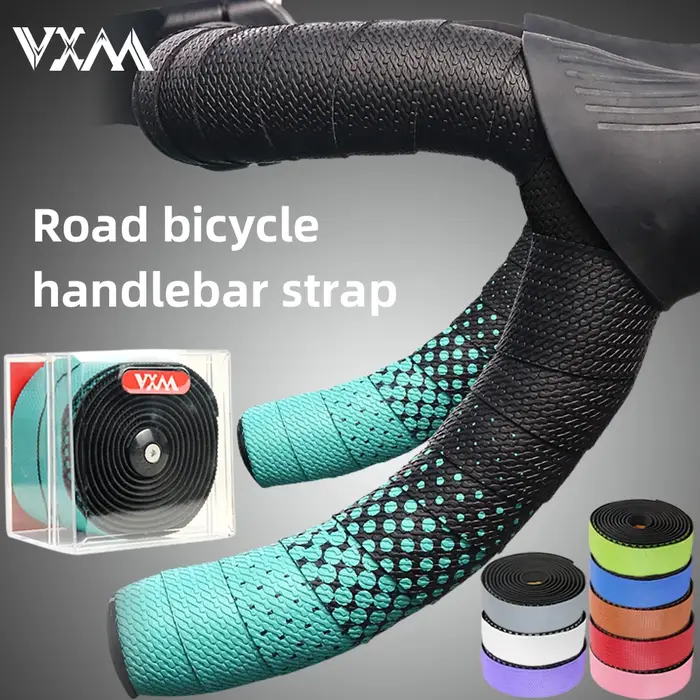 Ruban de guidon de vélo VXM en PU EVA antidérapant et antichoc pour vélo de route cyclisme confort professionnel avec 9 coloris