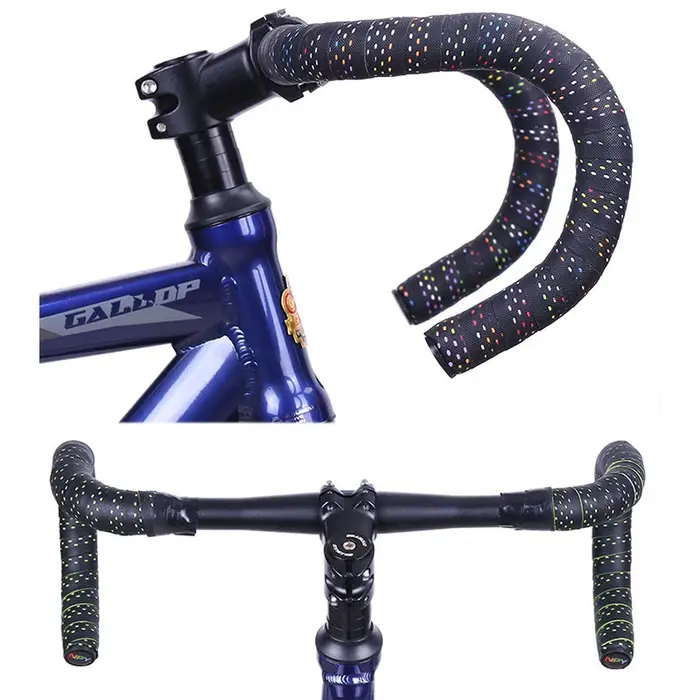 Bande de guidon en PU respirant pour vélo de route