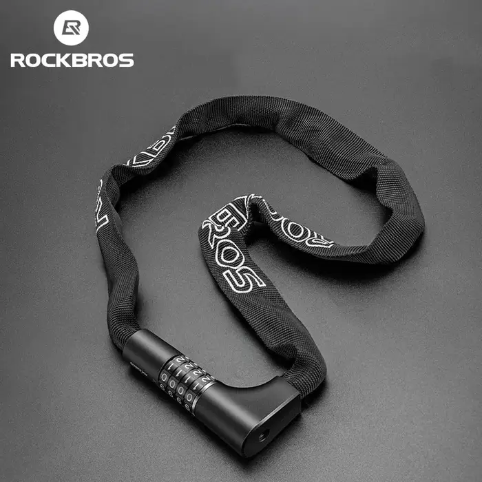 ROCKBROS serrure de vélo avec mot de passe et Code numérique en alliage de Zinc antivol chaîne de sécurité
