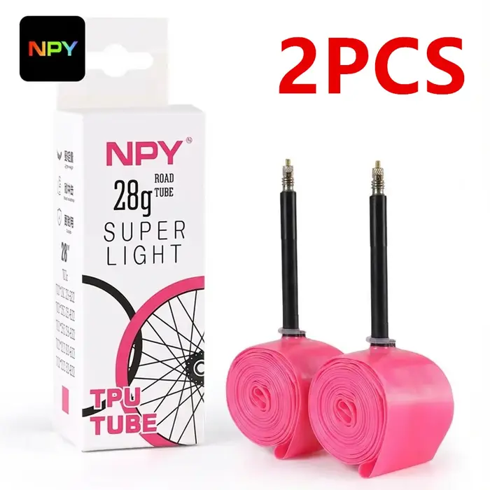 Chambre à air de vélo ultralégère NPY 28g en TPU