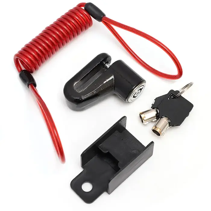 Verrouillage des freins à disque avec fil d'acier pour Scooter électrique Xiaomi M365 1S Pro