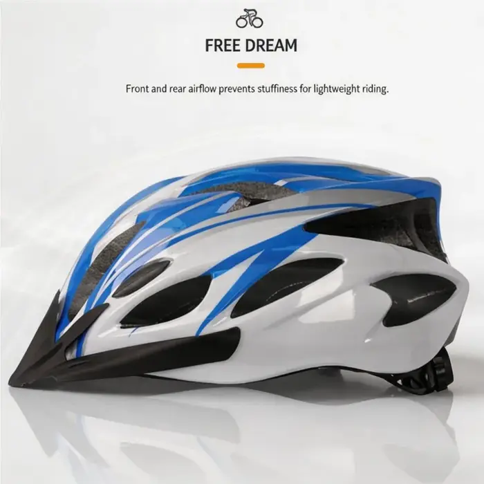 Casque de vélo léger intégré pour vélo de route, VTT, cyclisme en plein air, équipement de sécurité sportive, accessoires