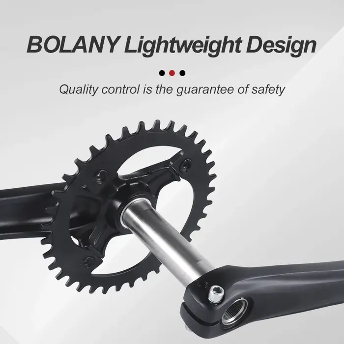 BOLANY Pédalier Intégré pour Vélo Plateau 104BCD