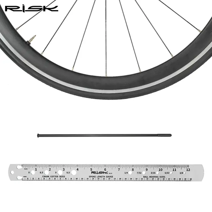 Règle de rayon de vélo, 1 pièce, jauge de longueur de rayon de vélo, roulements à billes de manivell
