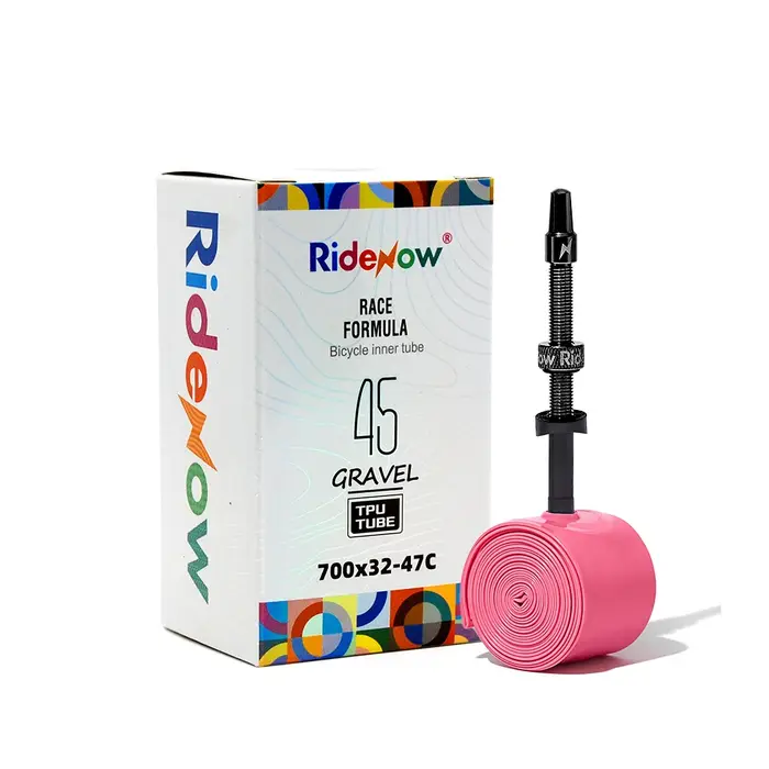 Ridenow 45g gravier 29 pouces 700x32-47c buse métallique Tpu chambre à air noyaux de Valve détachables Tube pneu de