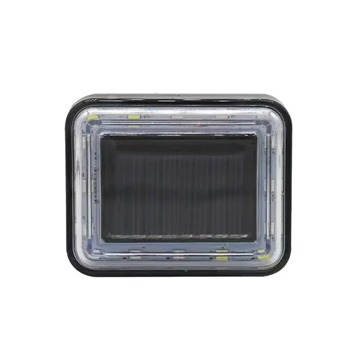 Feu arrière de vélo arc-en-ciel solaire type-c, Rechargeable, lampe de cyclisme LED colorée, éclaira