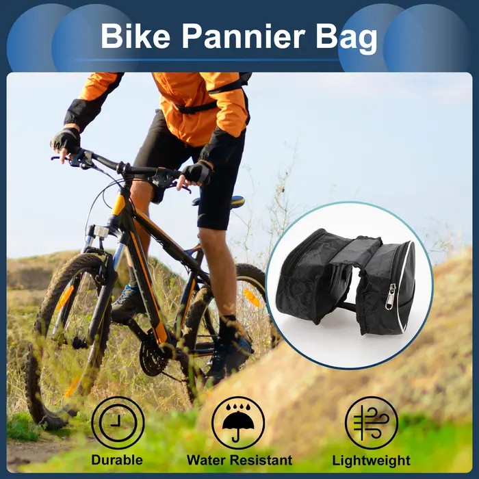 X Autohaux-Sac imperméable en PVC pour cadre de vélo