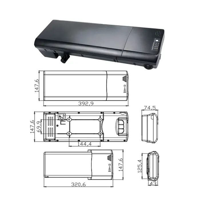 Batterie 36V, 10