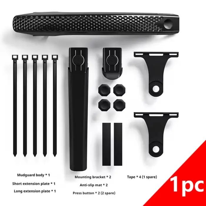 Garde-boue de vélo détachable, PP, doux et solide, protecteur de vélo de route en gravier 700C pour 