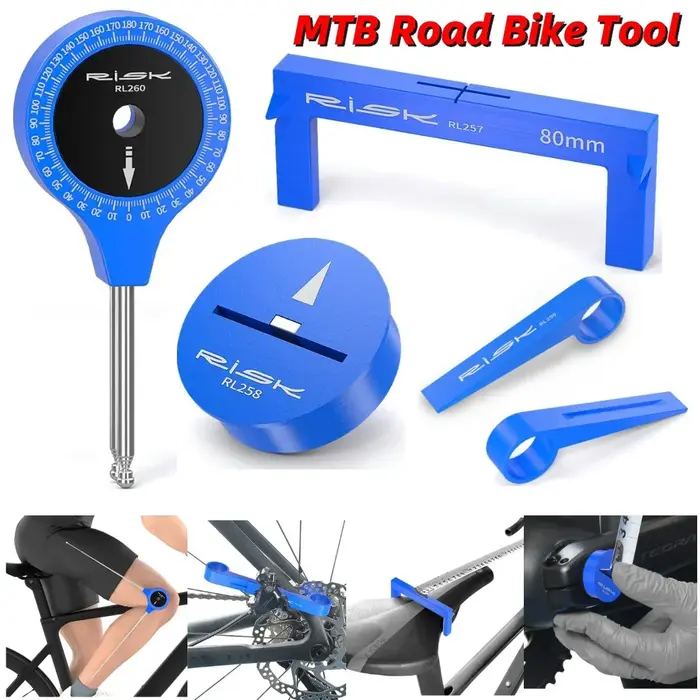 Outil de mesure de la hauteur de selle de vélo