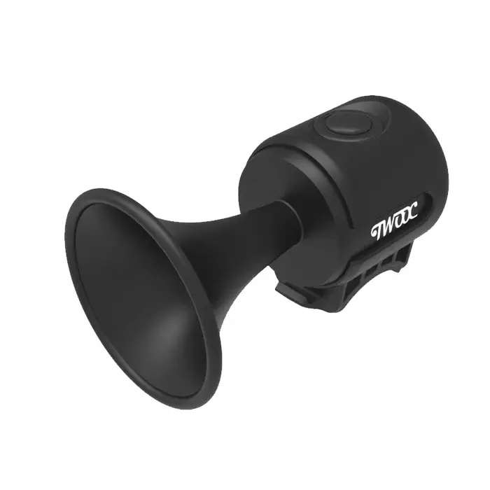 Klaxon électronique de vélo TWOOC, son d'avertissement fort, batterie CR2032, 120 dB, étanche IPX4, 