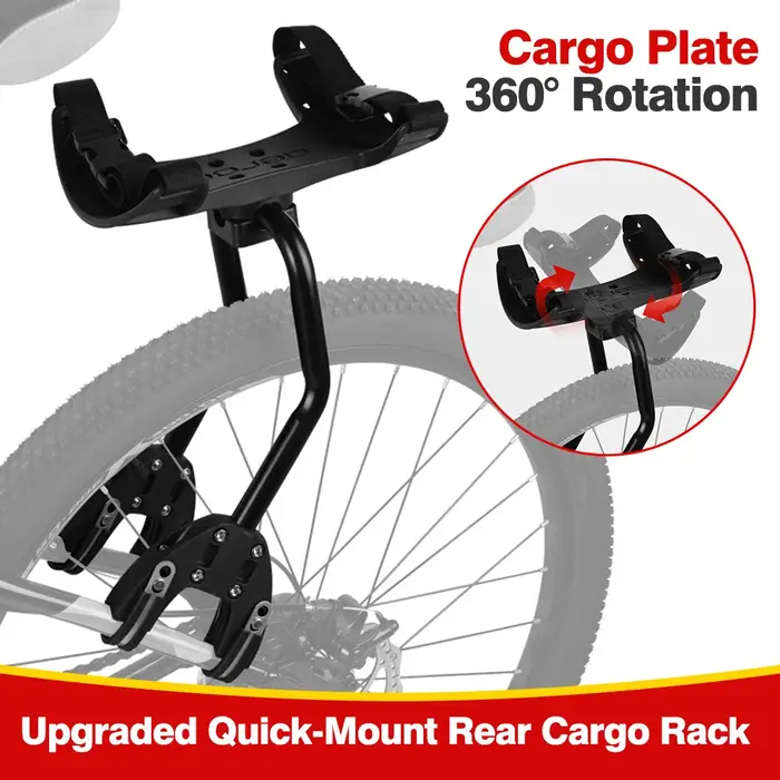 Porte-bagages arrière réglable en métal NEWBOLER pour vélo