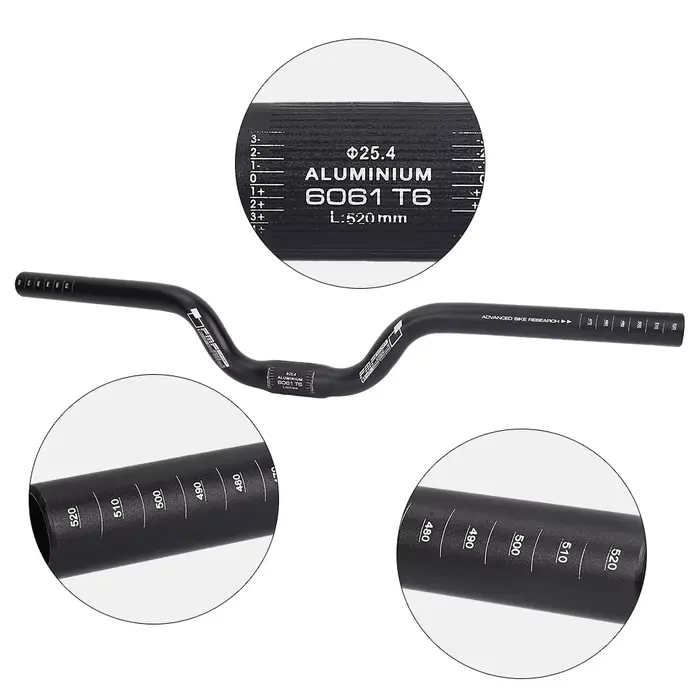 Guidon en alliage d'aluminium