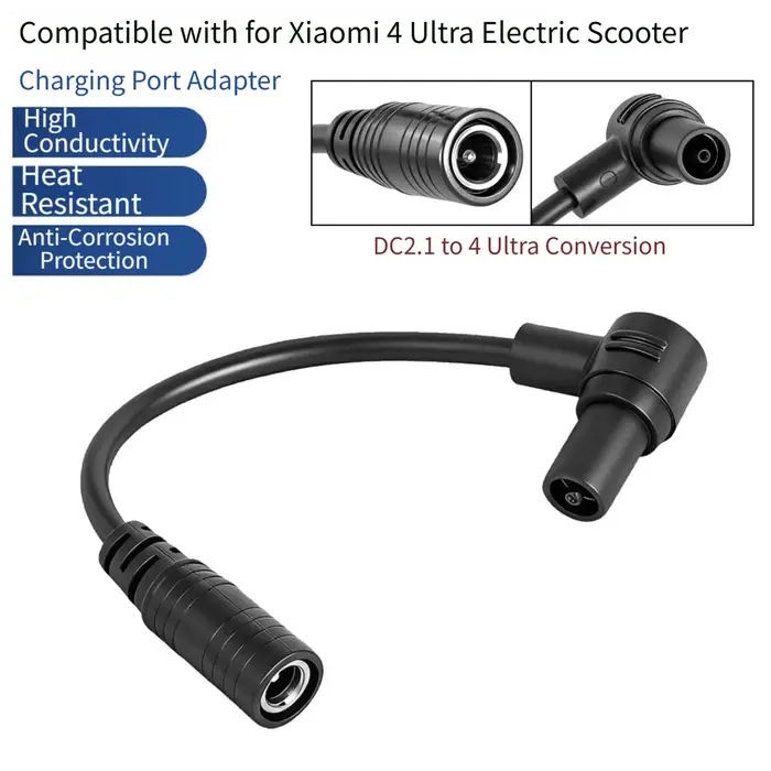 Adaptateur de Port de Charge pour Trottinette Électrique Xiaomi 4 Ultra – Connexion Batterie Haute Conductivité