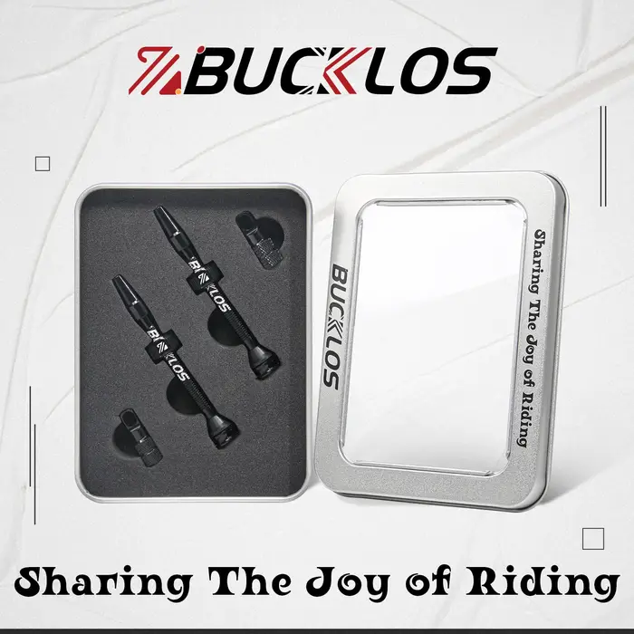 BUCKLOS 40MM 44MM vélo Tubeless Valve CNC vélo de route Presta Valve vélo Tubeless jante bande vtt F