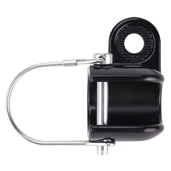 Attelage de remorque de vélo fixation de remorque de vélo en acier fixation compacte en métal coupleur d'attelage de remorque de vélo pièces de remorque de vélo
