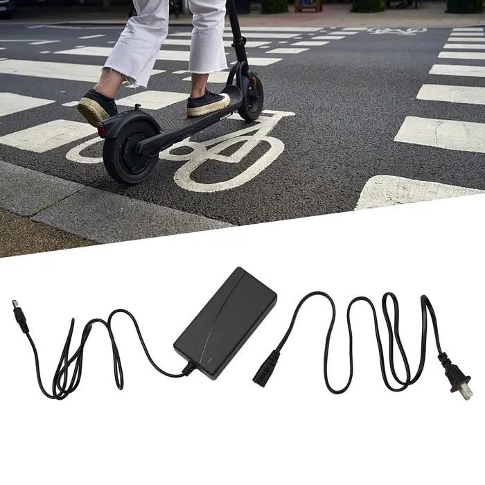 Pour US 42V 2A Scooter chargeur de batterie adaptateur secteur pour 36V vélo électrique pour M365 Scooter électrique batterie pièces de charge