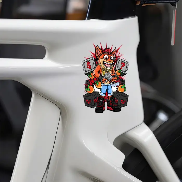 2 autocollants de vélo