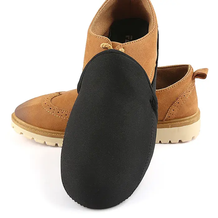 1 paire de couvre-chaussures de cyclisme coupe-vent demi-paume protecteur d'orteil vtt vélo de route