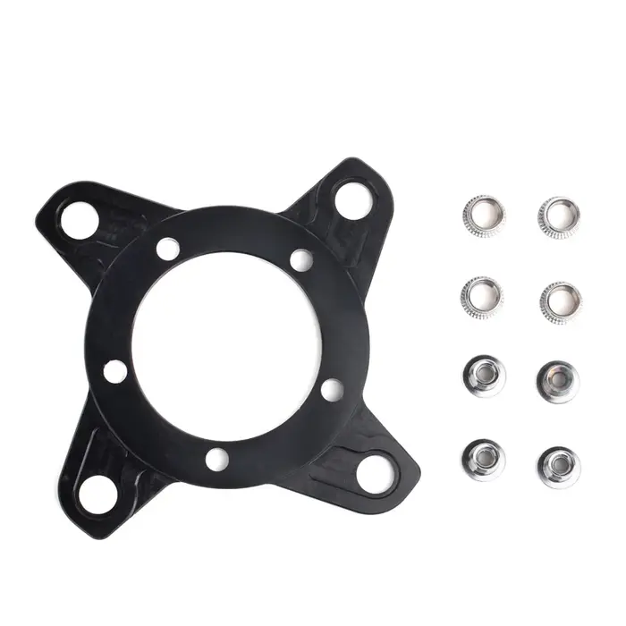 Roue à chaîne de vélo électrique 32T 34T 36T 38T rouge bleu noir pour Kits de moteur d'entraînement