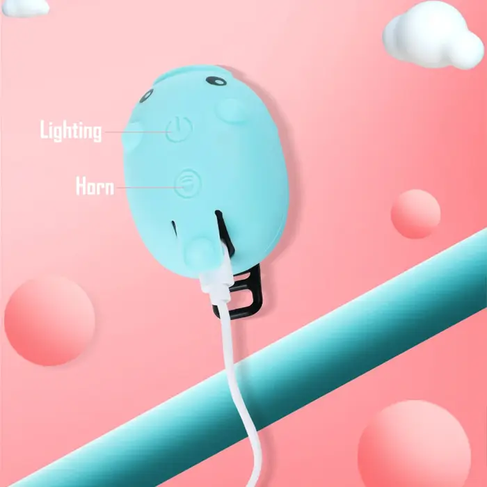 Lampe de guidon de vélo cochon de dessin animé mignon