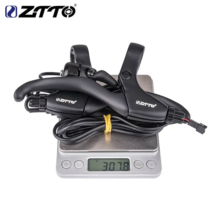 ZTTO-Levier de frein électrique pour vélo électrique, poignée de frein de mise hors tension avec cloche, connecteurs à 2 broches, haute qualité