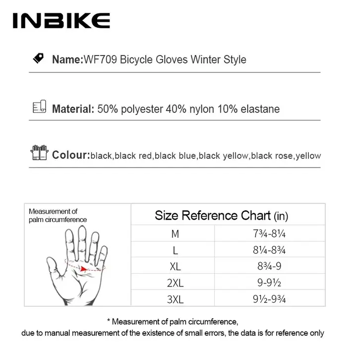 Gants de cyclisme d'hiver pour hommes et femmes