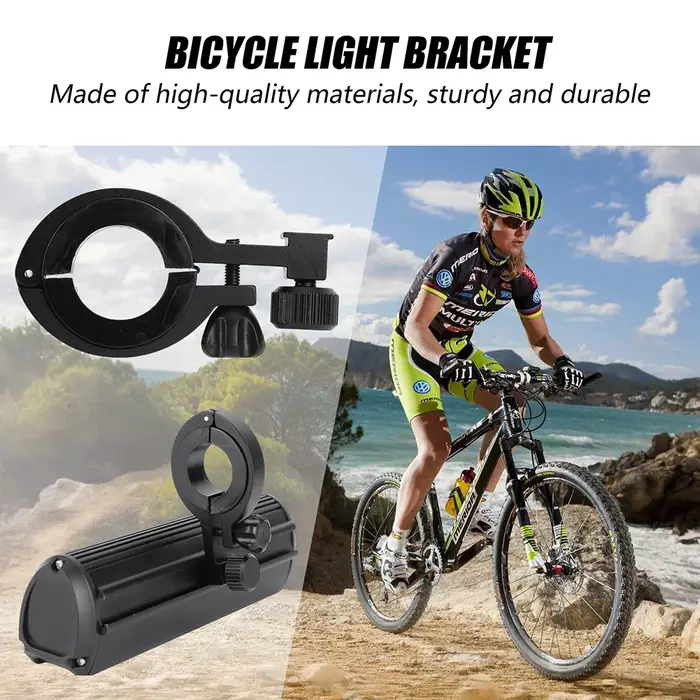 Support de lampe de vélo en alliage d'aluminium