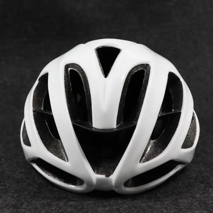 Casque de vélo de course Aero blanc