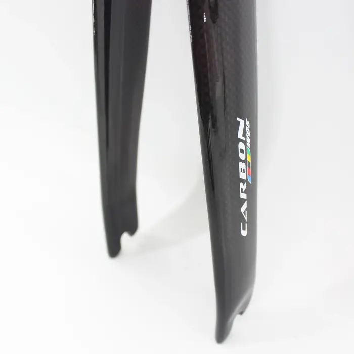 Fourche avant entièrement en fibre de carbone 3K pour vélo de route
