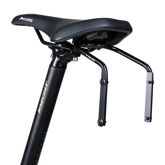 Support d'extension de selle de vélo en alliage d'aluminium, stabilisateur de sac de selle Stable, s