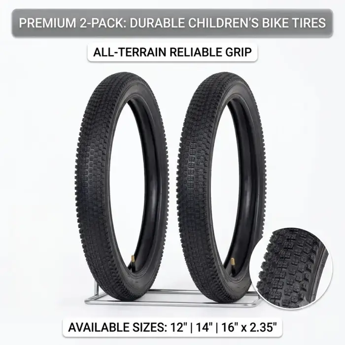 Pneus de vélo 12, 14