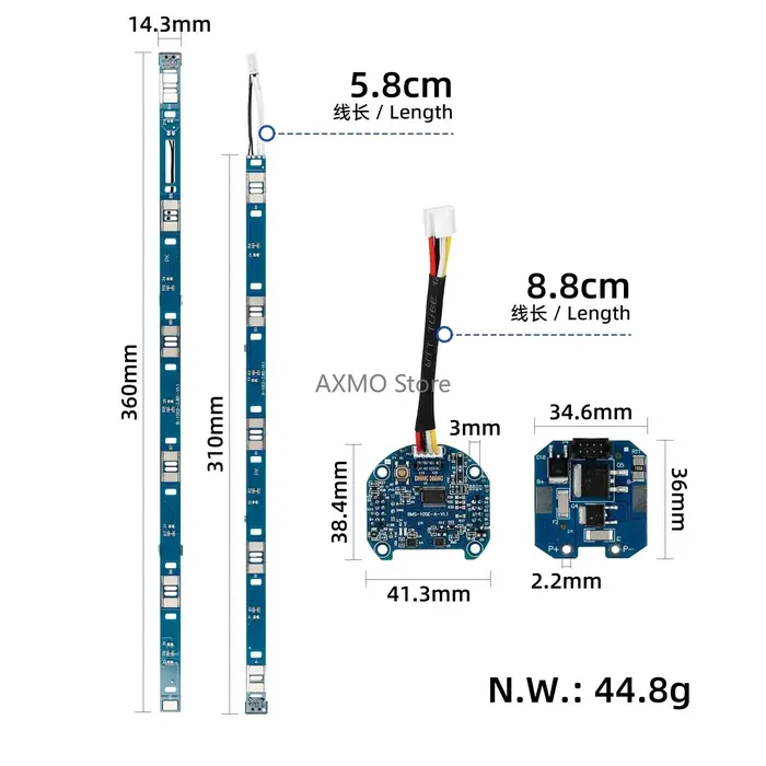 Panneau de Protection BMS pour Scooter électrique Xiaomi M365 Pro2 4 Lite 2 génération pour accessoire