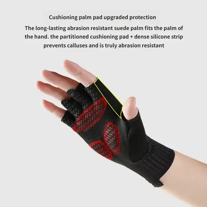 Gants de cyclisme demi-doigt respirants d'été