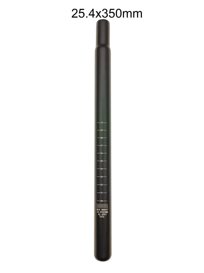 Tige de selle de vélo 25.4/27.2/28.6/31.6mm allonger en alliage d'aluminium vtt tige de selle de vél