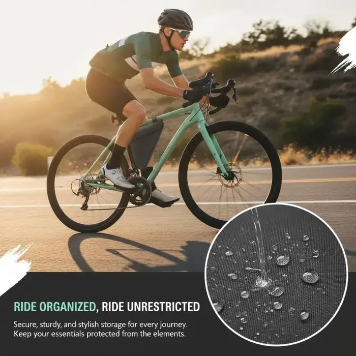 Sac de guidon de vélo imperméable pour toutes les conditions météorologiques, 1 pièce