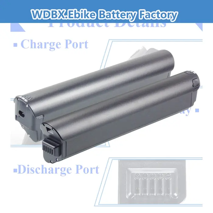 Batterie de vélo électrique amovible 48V 10.4Ah 14Ah 36V 13Ah pour Vefreedom Cybervelo EK2 Pro URLIF