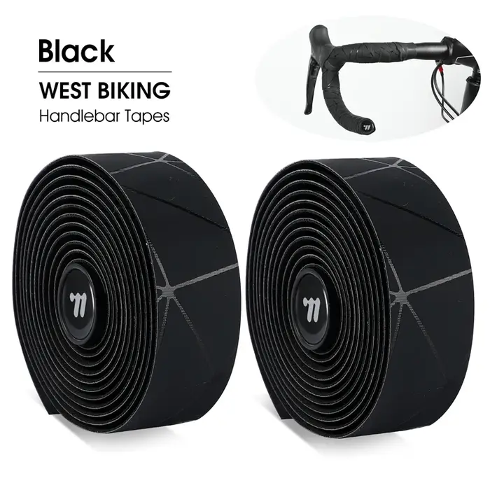 WEST BIKING – bande de guidon de vélo souple EVA PU, bande de barre de vélo professionnelle, amortis