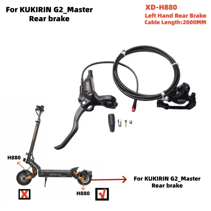 Frein de scooter électrique KUKIRIN 2PIN pour KUKIRIN G2