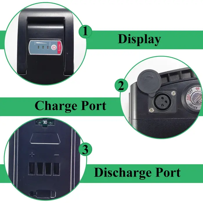 NCM Paris London Essen batterie de remplacement pour vélo électrique pliant 36V 10.4Ah 12Ah 17.5Ah 250W 500W Batteries