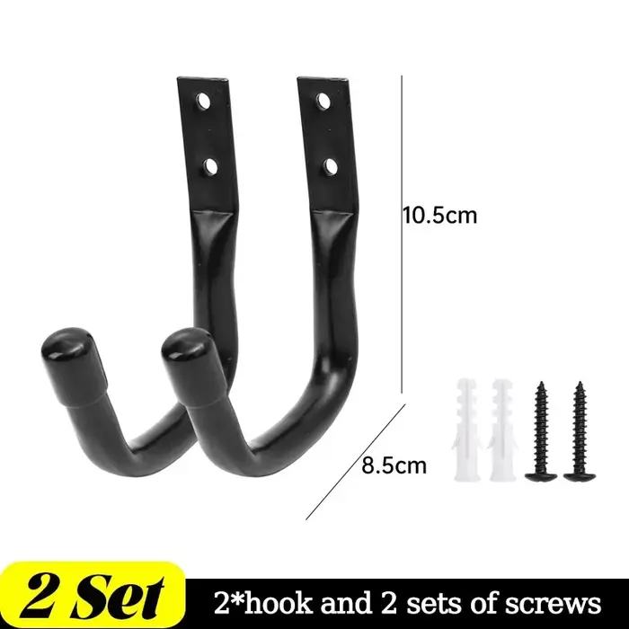 Crochets muraux robustes, crochets de rangement de Garage, Support de vélo, Support suspendu, rallon