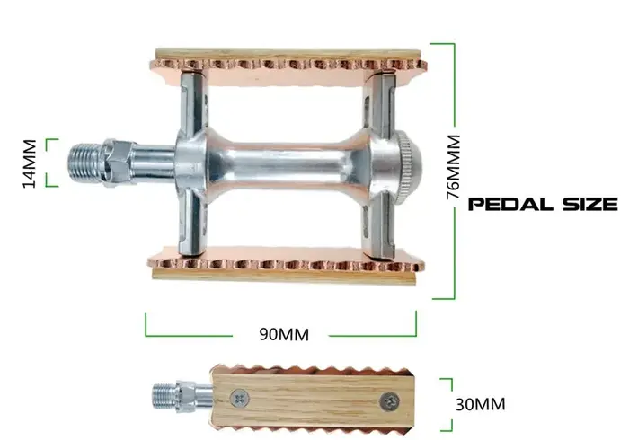 Pédales ultralégères en alliage d'aluminium pour vélo de route et VTT