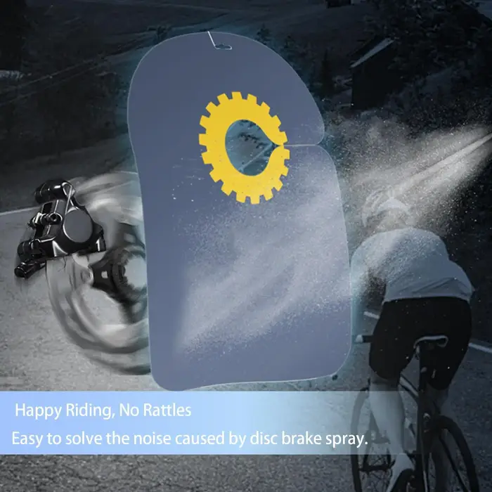 Protection anti-taches d'huile pour vélo