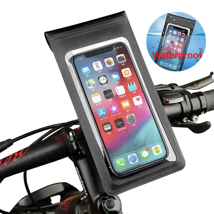 Support de téléphone portable étanche pour vélo et moto
